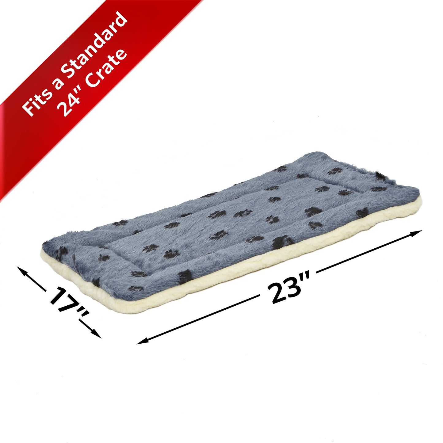 Print Reversible Fleece Pet Bed