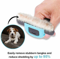 Pet Brush Grooming and Deshedding Tool