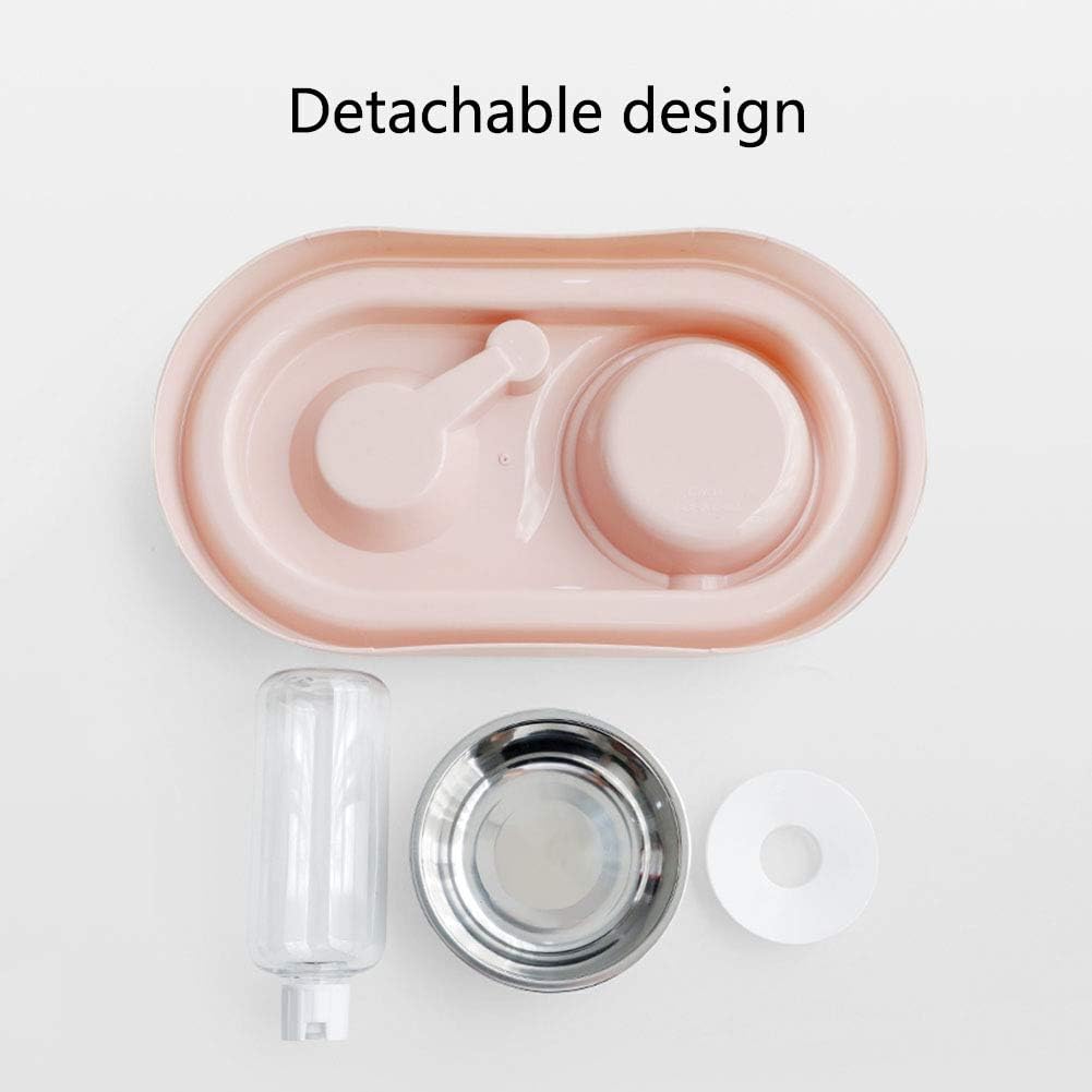 Double Pet Bowls Water and Food Bowl Set