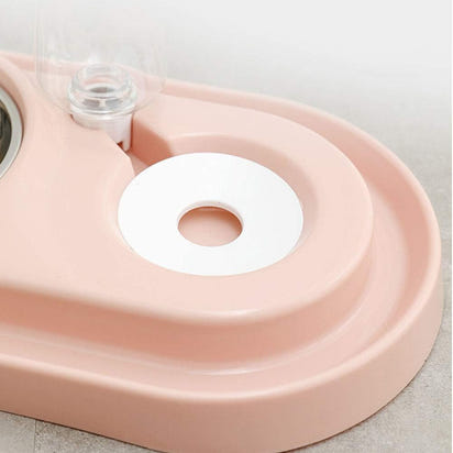Double Pet Bowls Water and Food Bowl Set