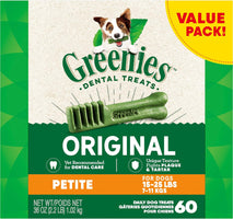 Original Petite Dental Dog Treats, 36 Oz. Pack (60 Treats)