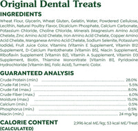 Original Petite Dental Dog Treats, 36 Oz. Pack (60 Treats)