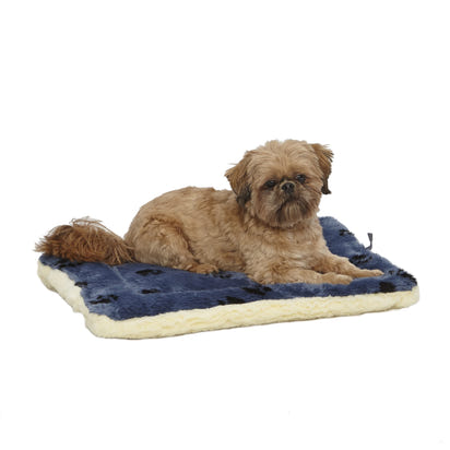 Print Reversible Fleece Pet Bed