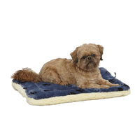 Print Reversible Fleece Pet Bed