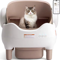 Advanced Smart Litter Box Pro Self-Cleaning, Odor-Control System, APP Monitoring