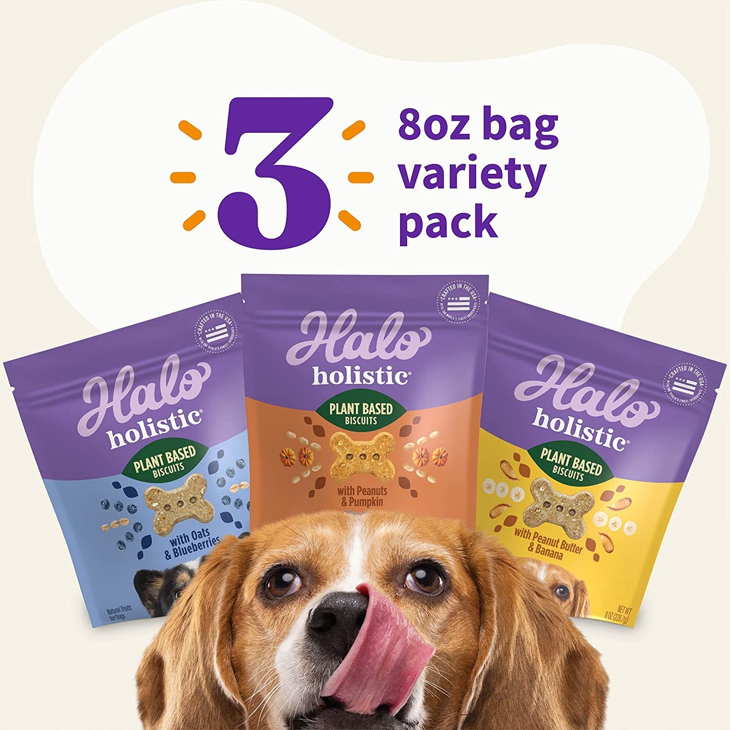Holistic Vegan Dog Treats Variety Pack